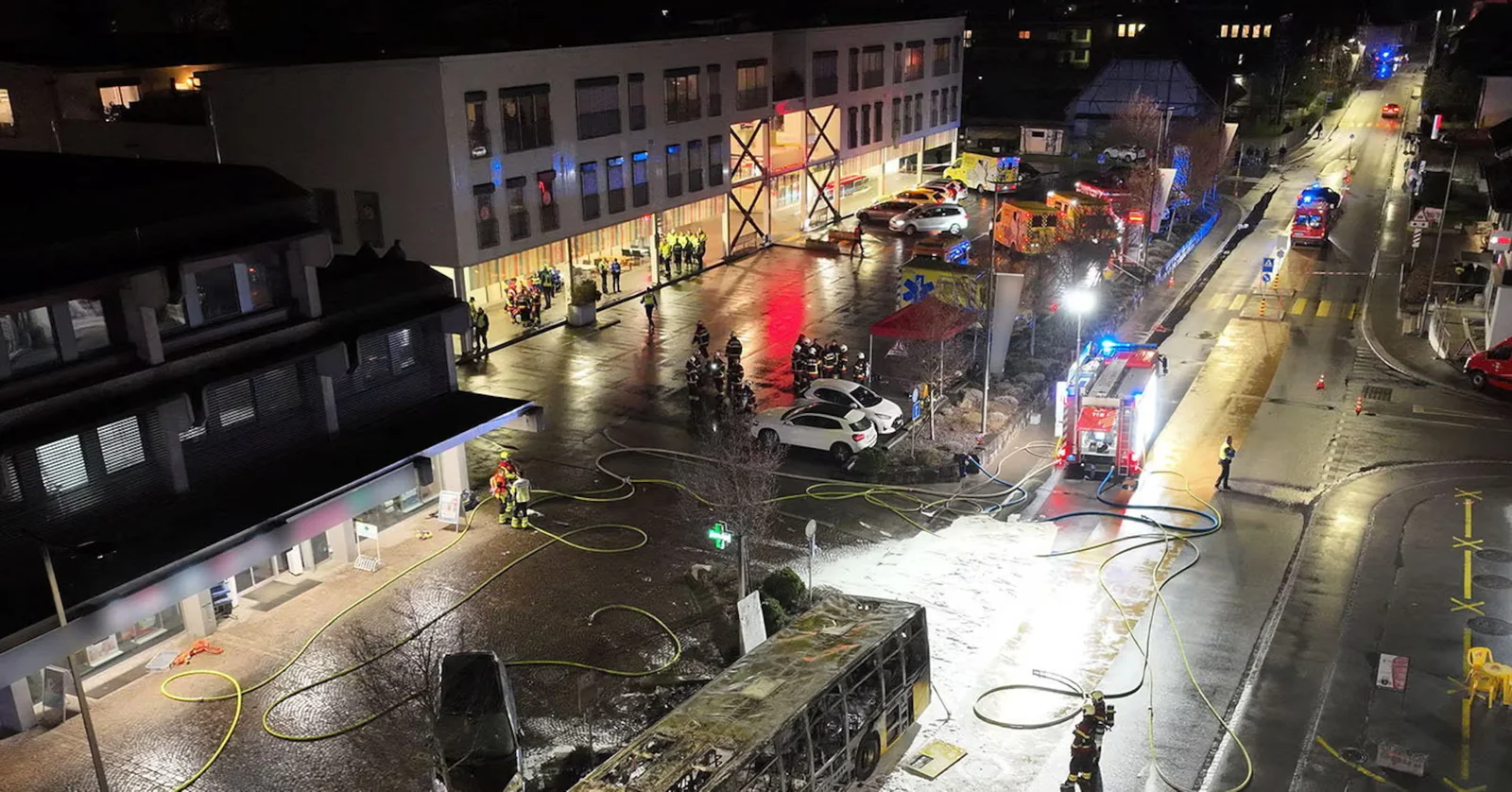 Six Die in Swiss Bus Fire After Self-Immolation Report