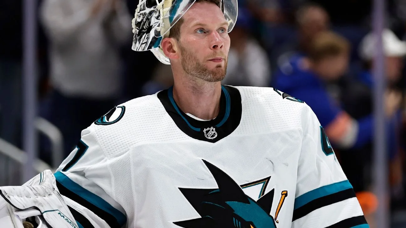 Sharks goalie James Reimer cites faith in declining to participate in Pride Night.