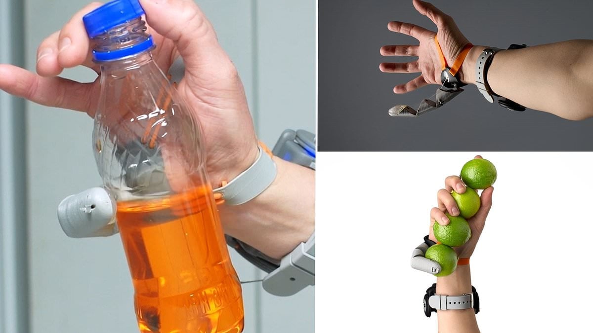 Featured image for "Robotic Third Thumb Enhances Single-Handed Abilities"