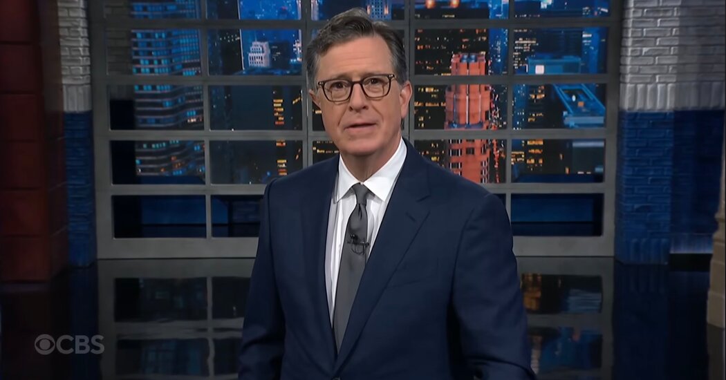 Featured image for Colbert Criticizes Trump, Smithsonian Reinstates Impeachment Exhibit