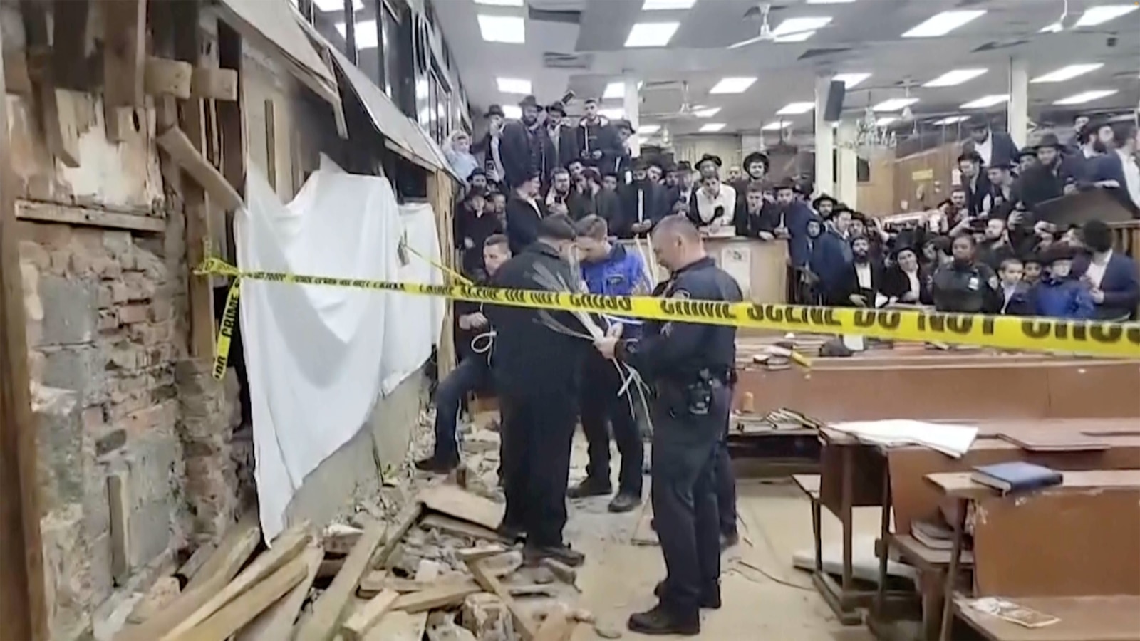 "Chaos and Conspiracy: NYC Synagogue's Secret Tunnel Sparks Frenzied Speculation"