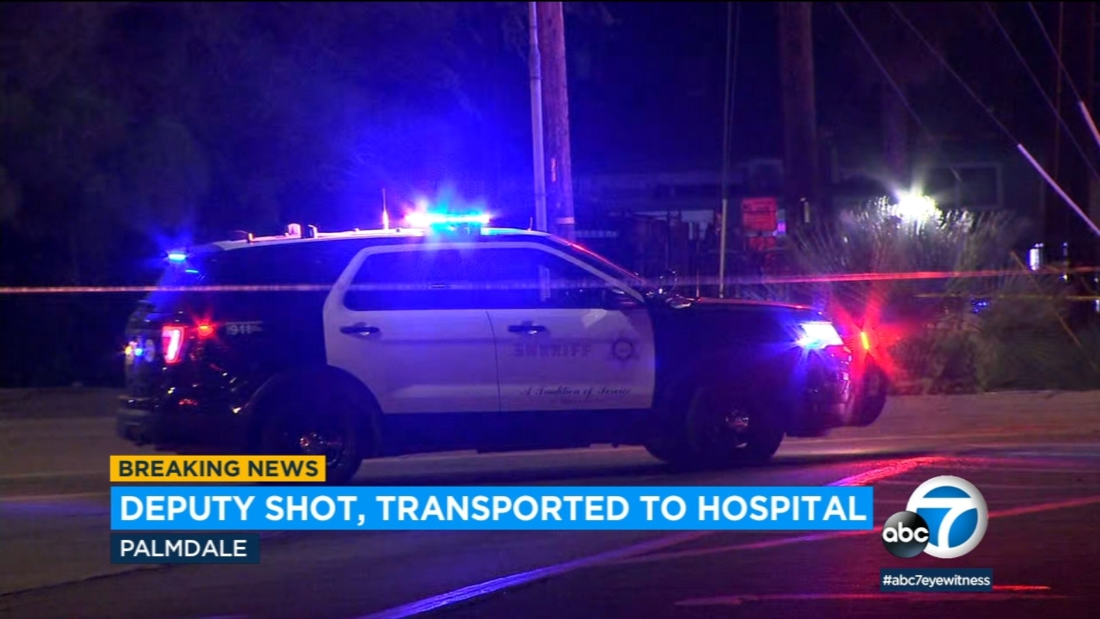"Breaking: Los Angeles County Sheriff's Deputy Shot in Palmdale"