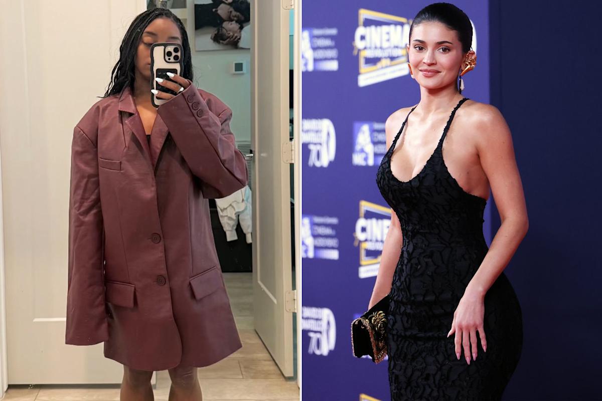 Featured image for Simone Biles Criticizes Kylie Jenner's Clothing Line Sizing as a 'Crime'