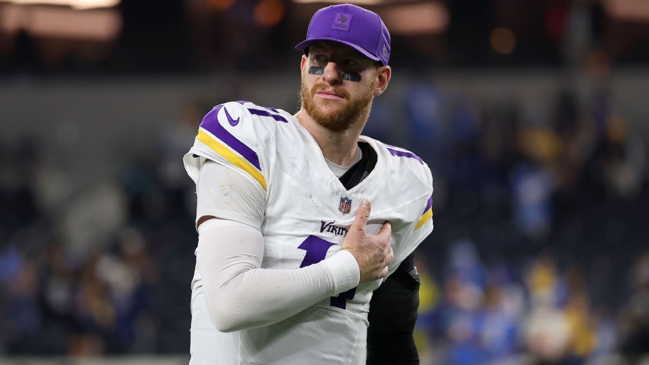 Featured image for Carson Wentz defends Vikings' decision amid injury and season-ending surgery