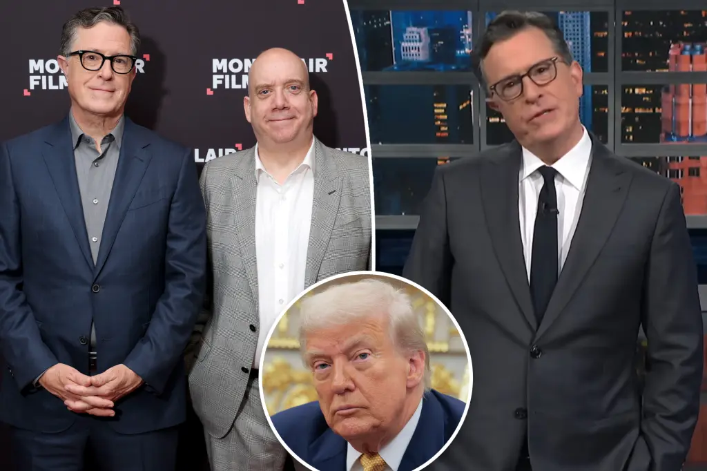 Celebrities rally behind Stephen Colbert amid CBS controversy