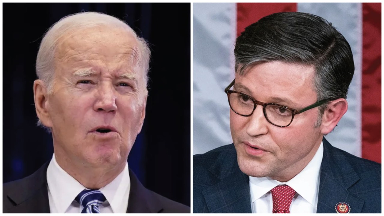 "Speaker Johnson's Concerns: Biden's Cognitive Decline and Calls for Bifurcated Funding"