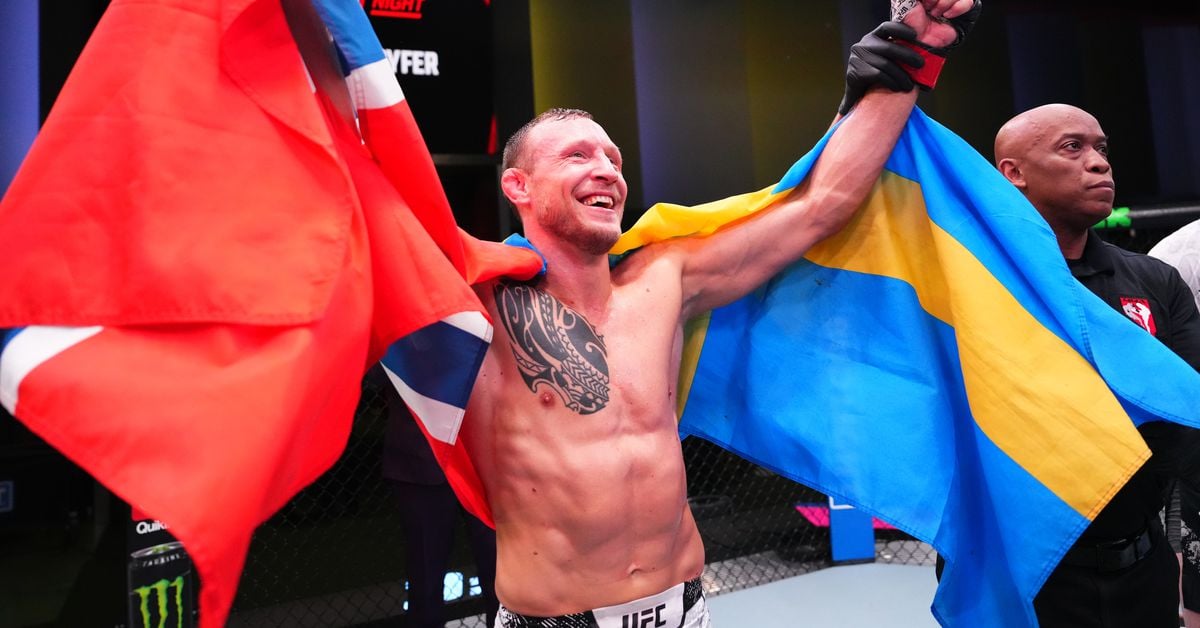 Featured image for "Jack Hermansson's Upset Victory at UFC Vegas 86: Post-Fight Reactions and Prelim Results"