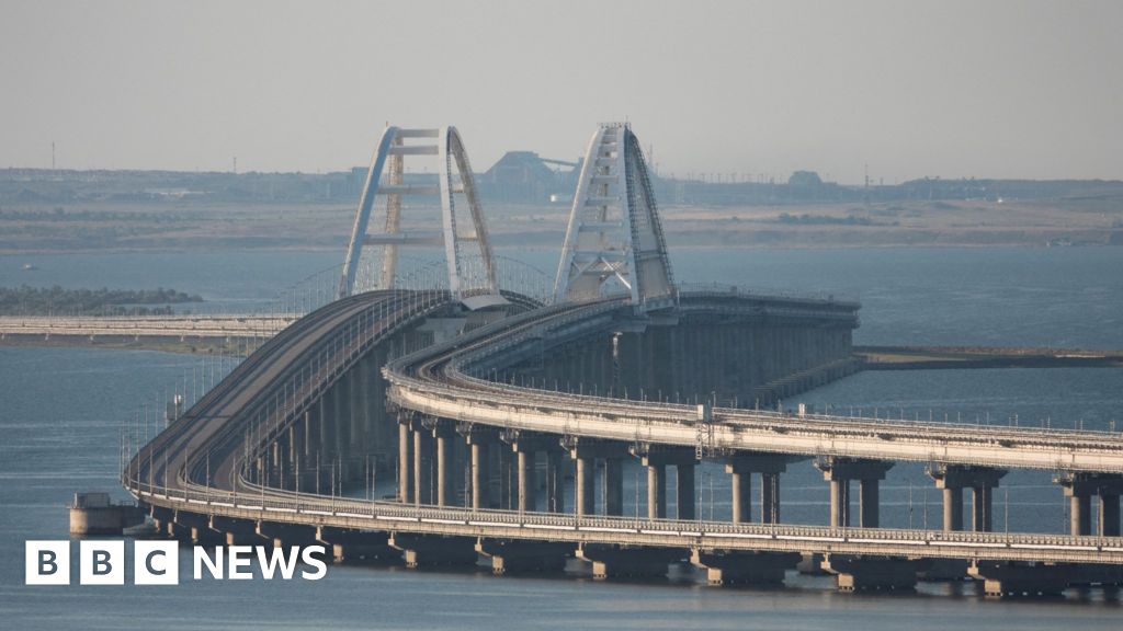 "Escalating Tensions: Ukraine-Russia Conflict Intensifies with Bridge Emergency and Drone Attacks"