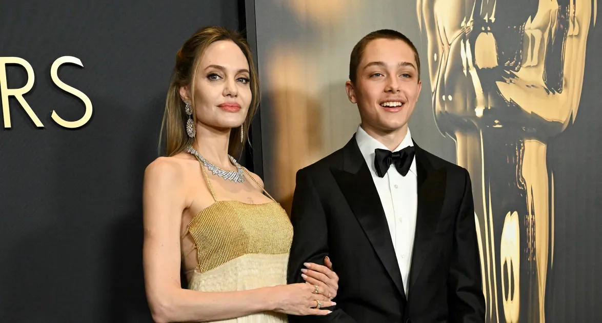 Featured image for Angelina Jolie and Son Knox Shine at Governors Awards in Vintage Style
