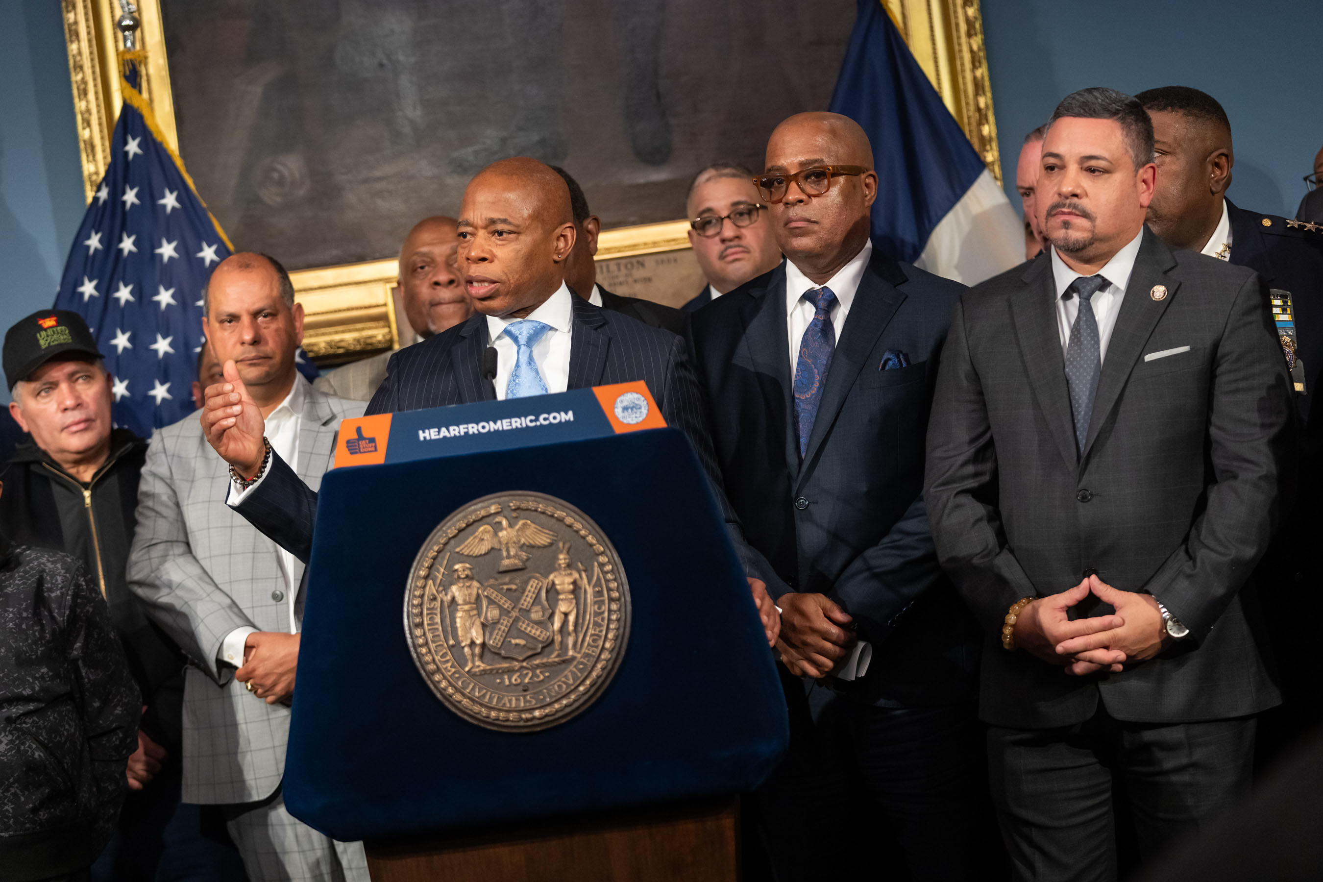 "Mayor Adams Vetoes Multiple Law Enforcement Bills, Setting Up City Hall Showdown"