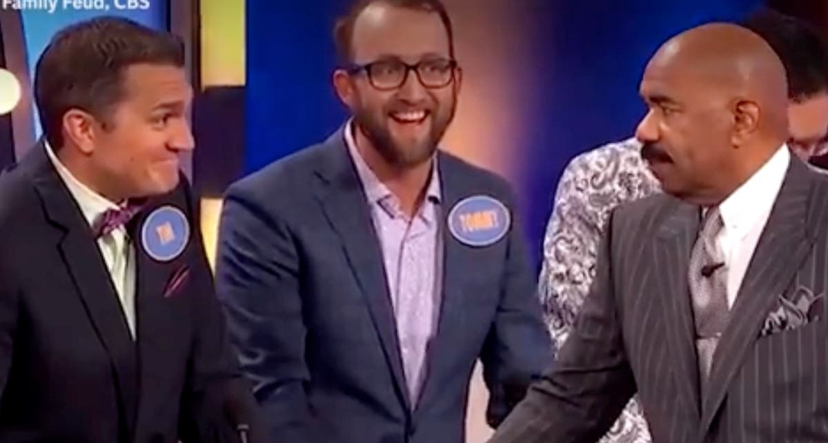 'Family Feud' contestant's chilling joke about marriage on show before being accused of wife's murder