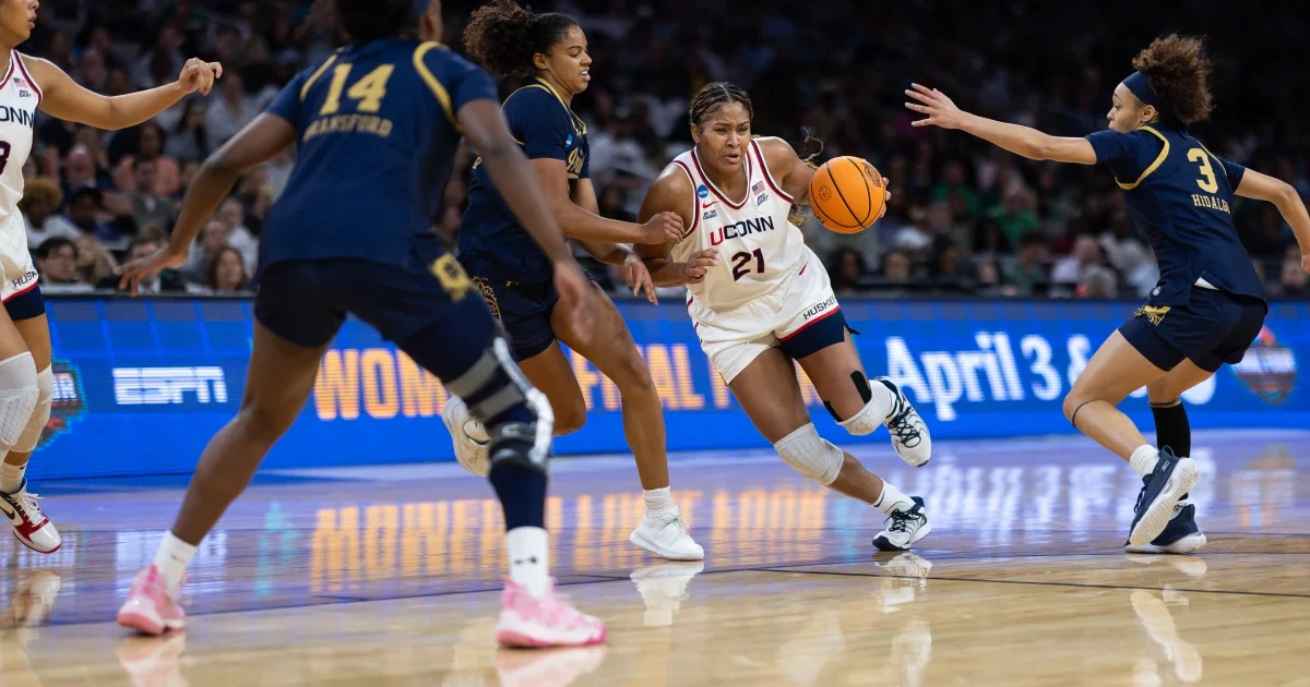 UConn Secures 25th Final Four with 70-52 Win Over Notre Dame