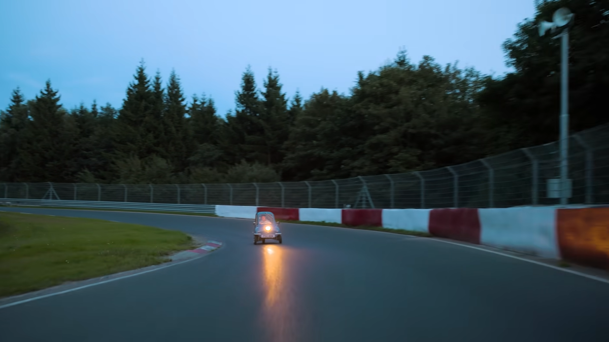 Microcar Madness: Insane Nurburgring Laps in a 3-HP Peel P50