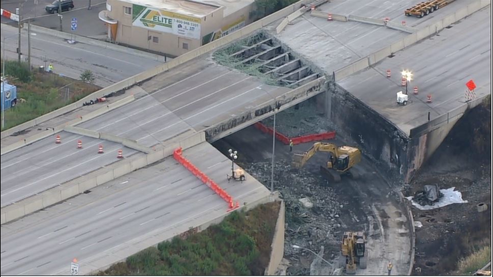 Officials to Visit Site of Philadelphia I-95 Collapse Due to Vehicle Fire