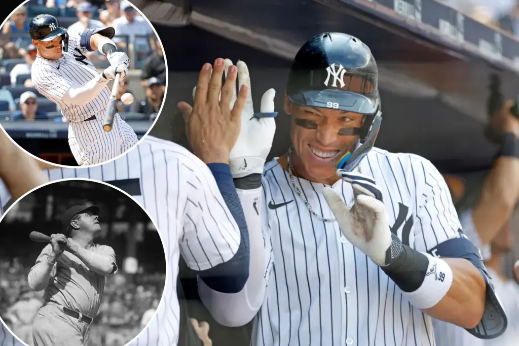 Featured image for Aaron Judge Sets MLB Record as Fastest to 350 Home Runs