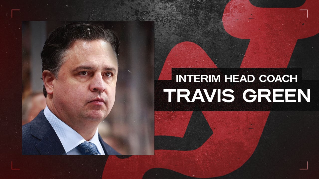 Featured image for "New Jersey Devils Name Travis Green Interim Head Coach, Fire Lindy Ruff"