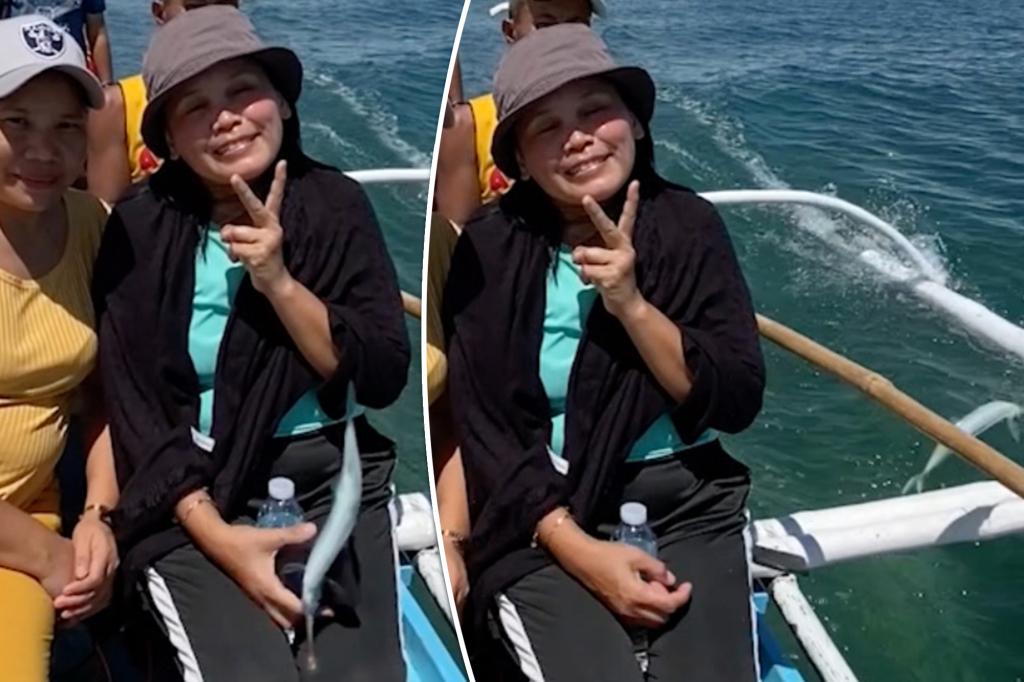 Flying Fish Swipes Woman's Phone in Bold Theft