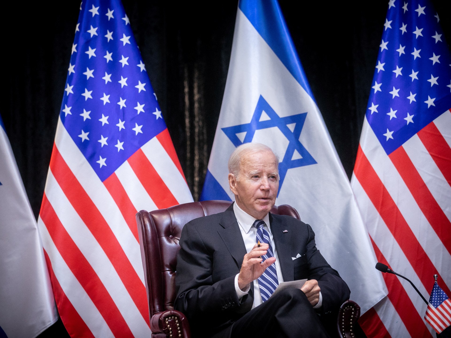 "Biden Condemns Israeli Strike Killing Gaza Aid Workers"