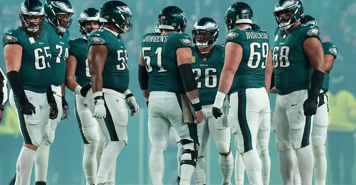 Eagles’ biggest hurdle: aging, injury-plagued O-line could eclipse Brown trade chatter