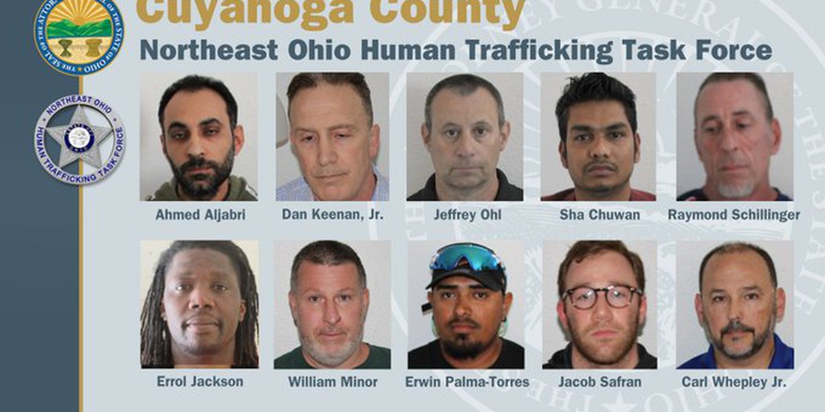 Ohio Human Trafficking Sting Results in Multiple Arrests and Life Sentences