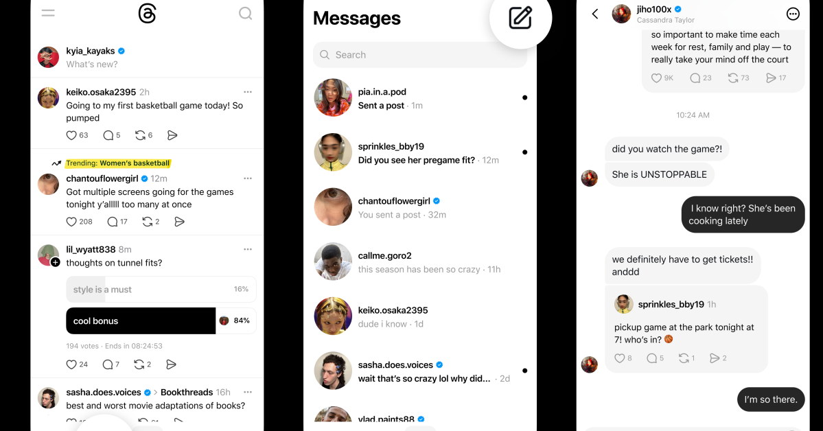 Featured image for Threads Enhances User Engagement with New Messaging and Content Features