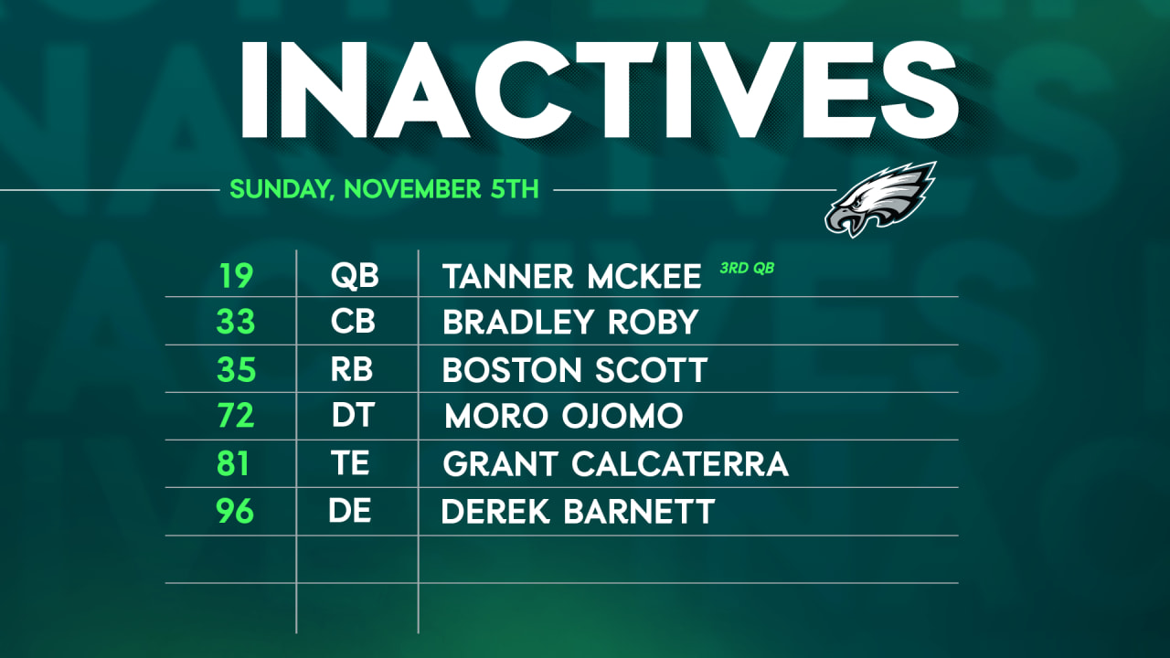 Eagles vs. Cowboys: Inactives, Start Time, Prediction, and Roster Move