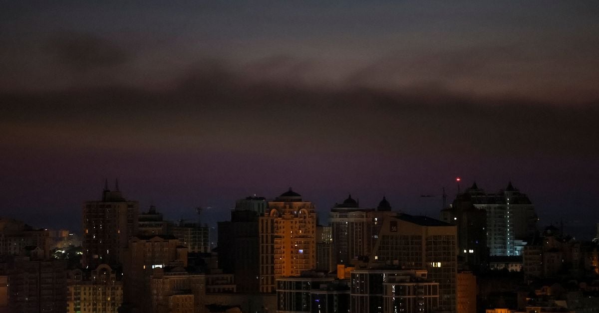 Russian air strikes hit regional airfield near Kyiv.