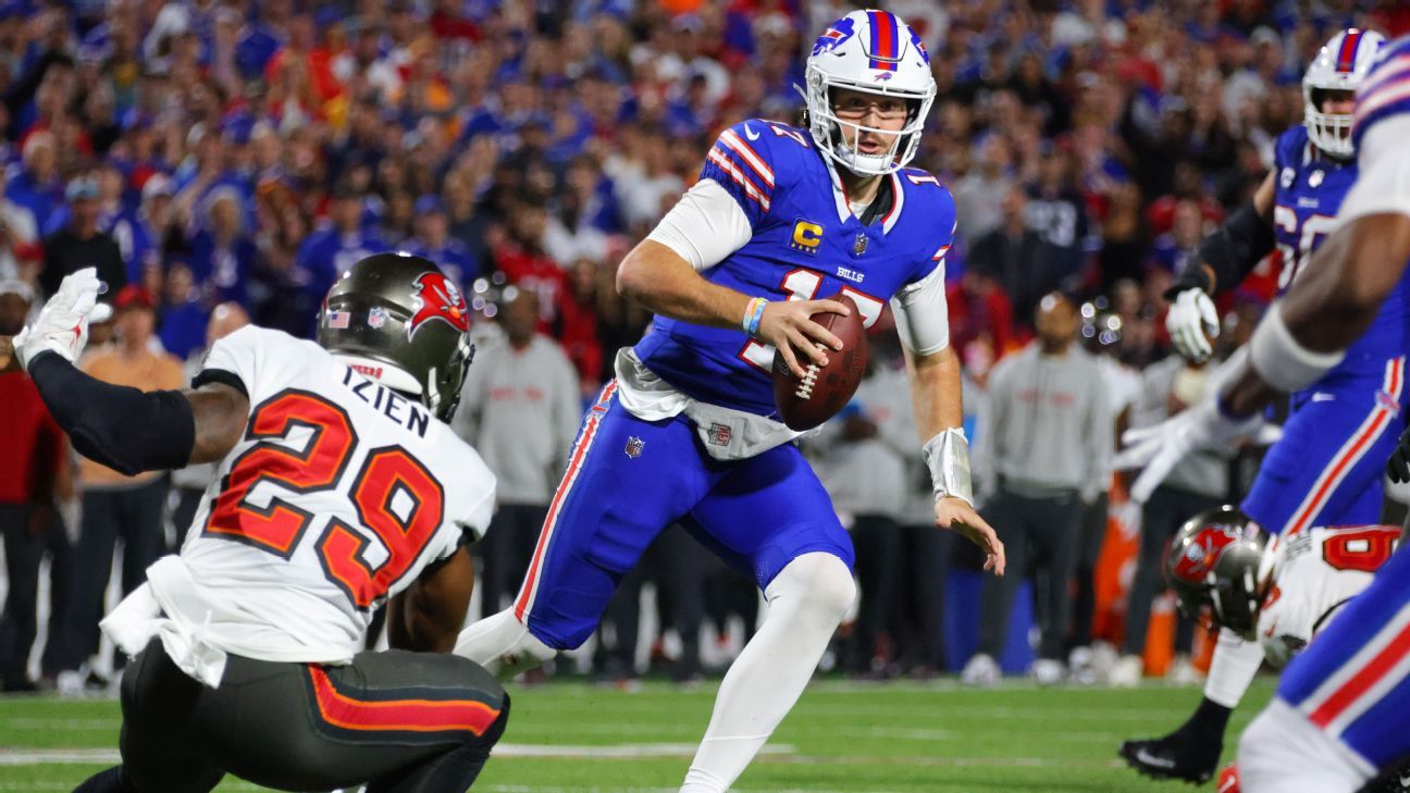 "Bills' Josh Allen leads team to victory over Buccaneers, securing Thursday night win"