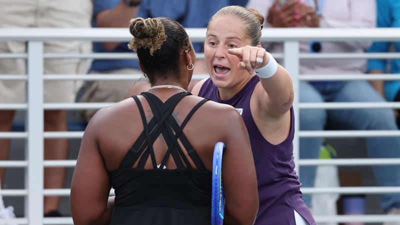 Featured image for Tense US Open Clash: Townsend and Ostapenko Exchange Words After Match
