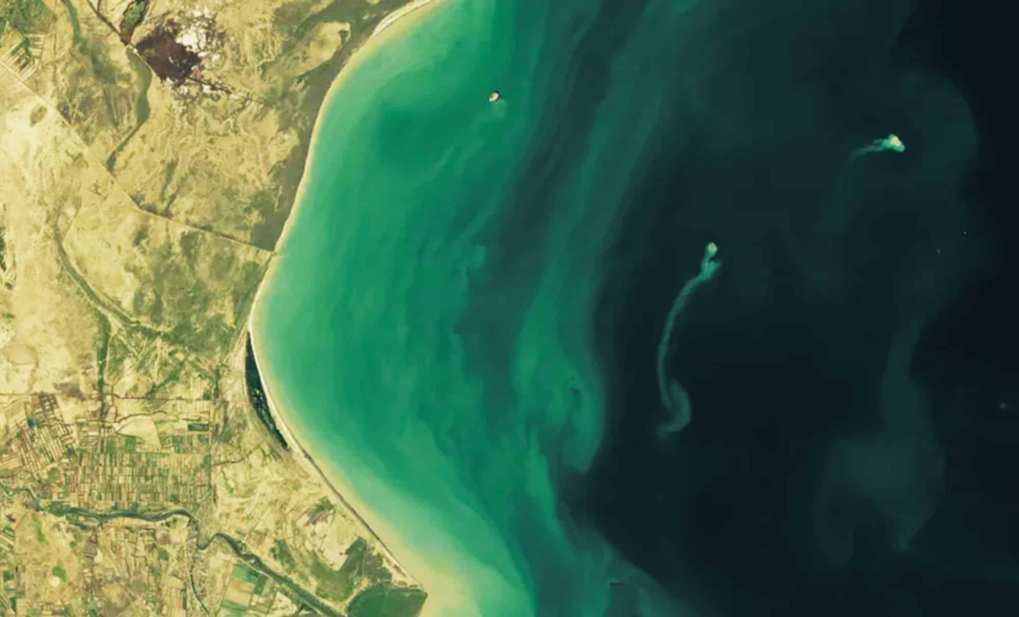 Featured image for NASA Detects Vanishing Ghost Island in the Caspian Sea