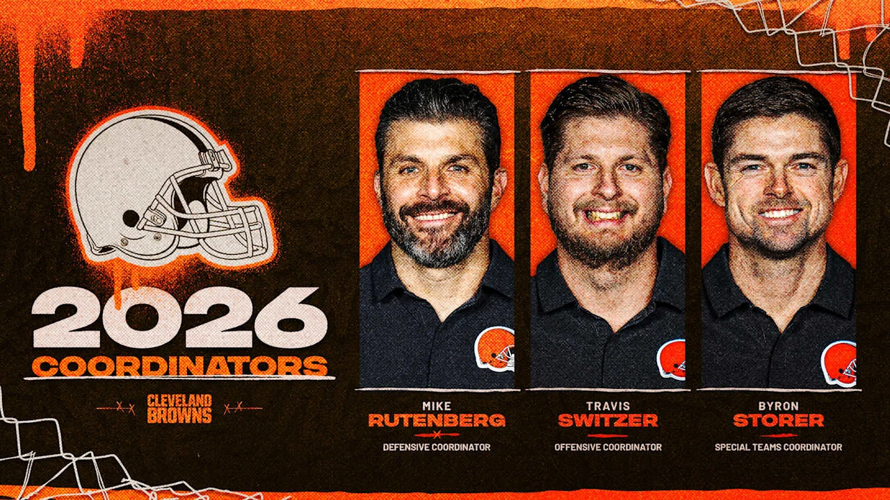 Browns name three coordinators for Monken’s 2026 coaching staff