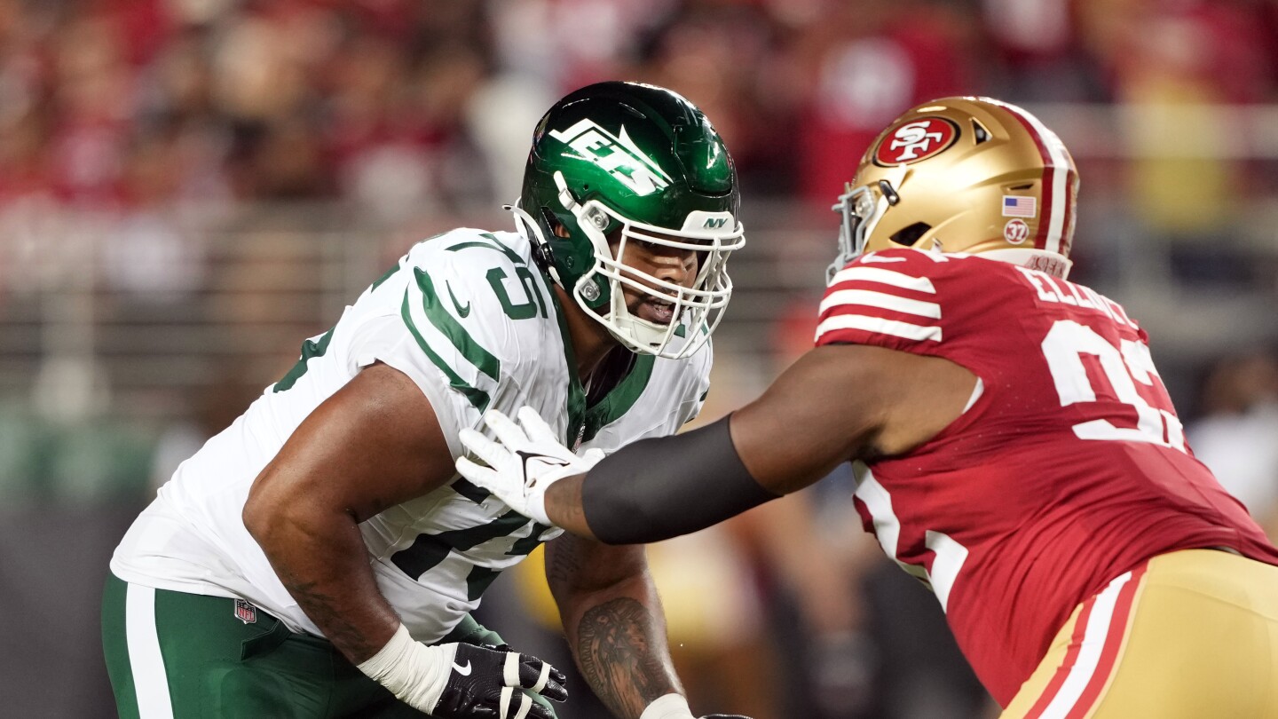 Jets' Alijah Vera-Tucker to miss 2025 season with torn triceps