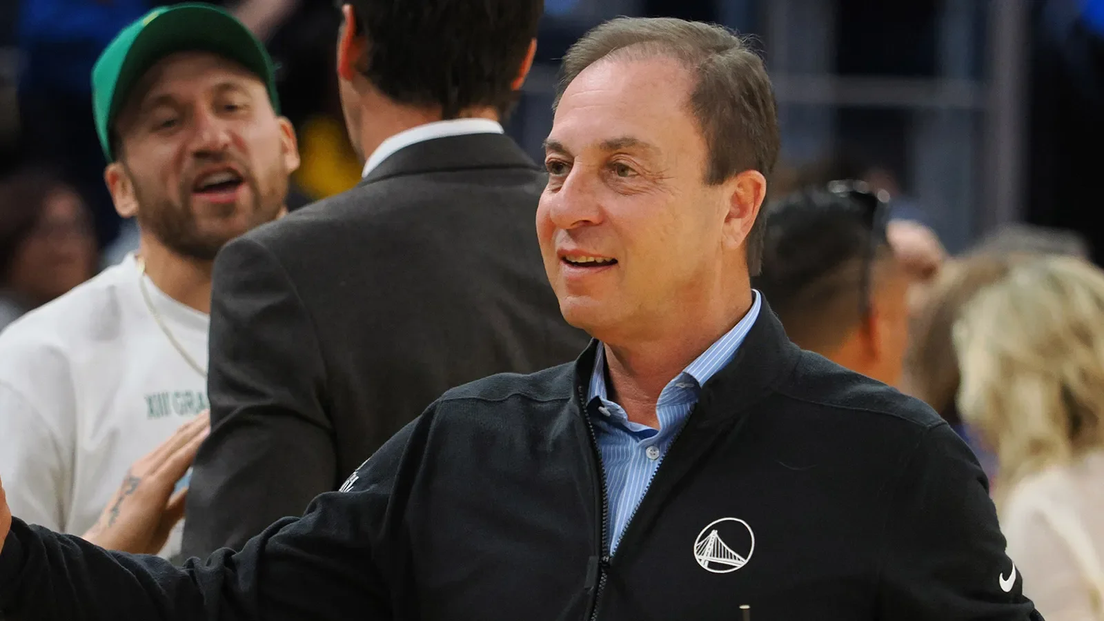 Warriors' Lacob praises Kings and Brown after playoff series.