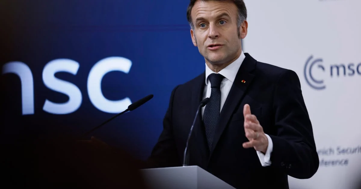 Macron urges Europe to become a stronger, more autonomous geopolitical power