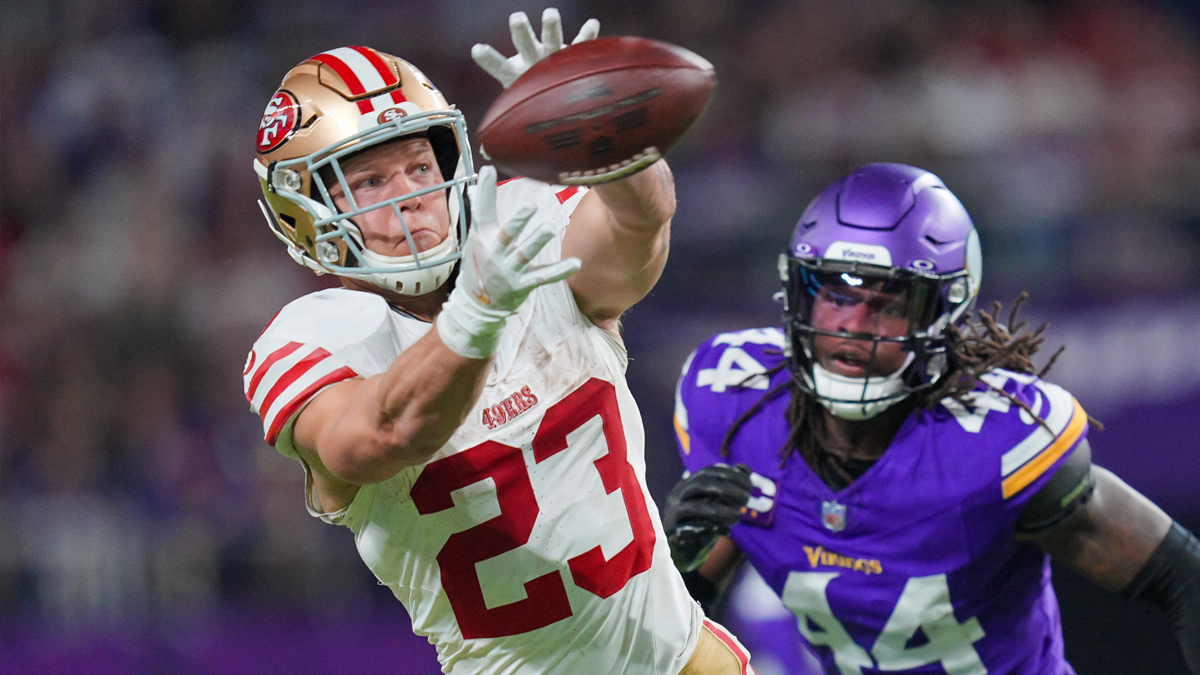 49ers' McCaffrey poised to make NFL history against Bucs