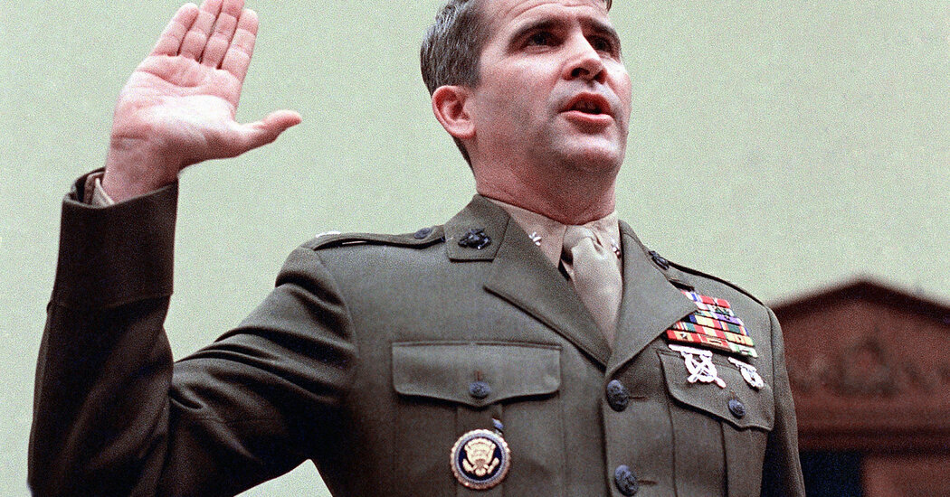 Featured image for Oliver North and Fawn Hall, Iran-Contra Figures, Secretly Marry After 40 Years