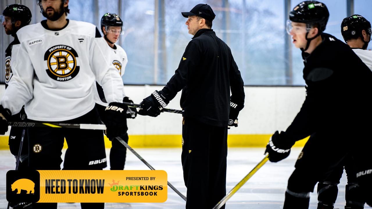 Featured image for Bruins Face Coaching Shake-Up: Sacco Steps In, Players Reflect on Montgomery's Exit