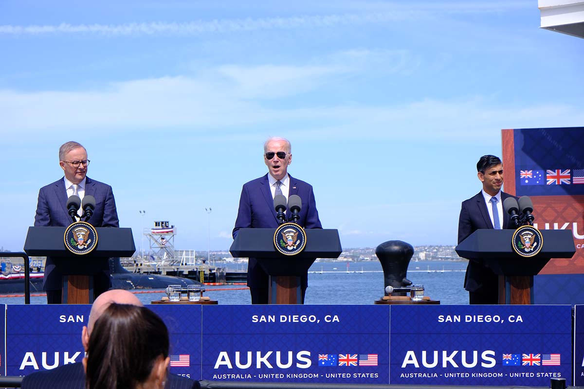 Biden's West Coast Tour: From Nuclear Submarine Pact to Fundraisers and UNLV Event.
