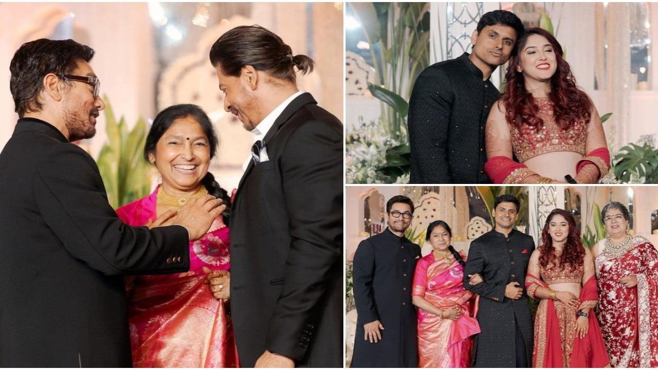 Featured image for Aamir Khan's Emotional Moments at Ira Khan-Nupur Shikhare's Wedding Reception