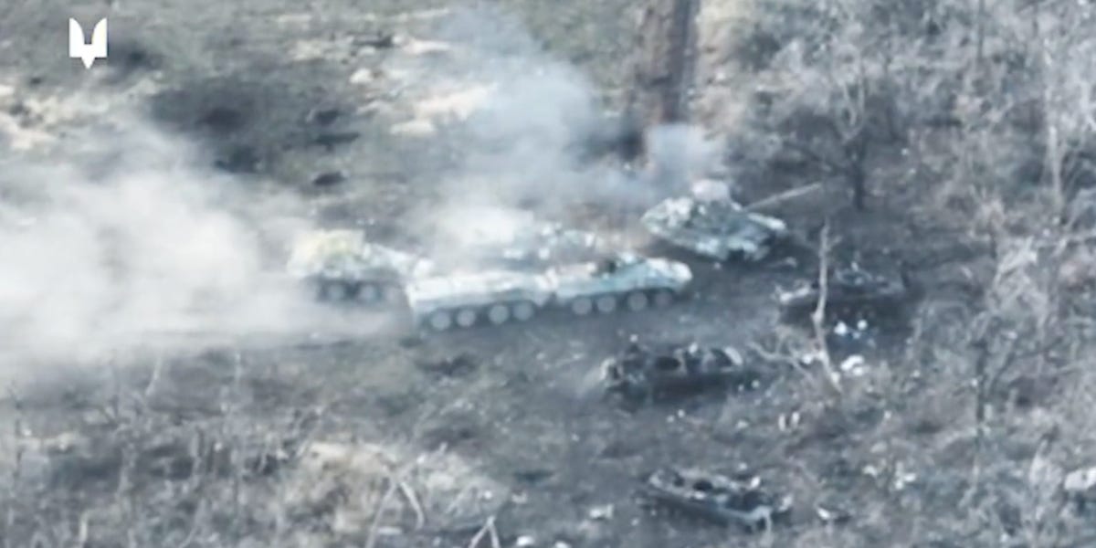 Ukraine's Precision Strikes Obliterate Russian Armor and Helicopters