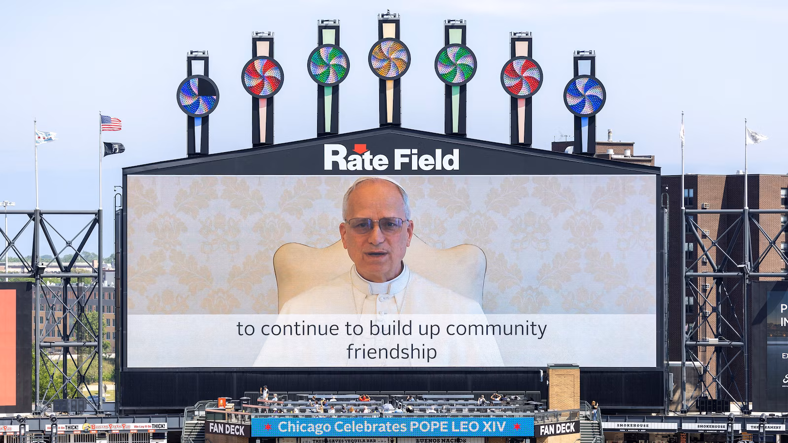 Featured image for Pope Leo XIV Delivers Hopeful Message at Chicago White Sox Game