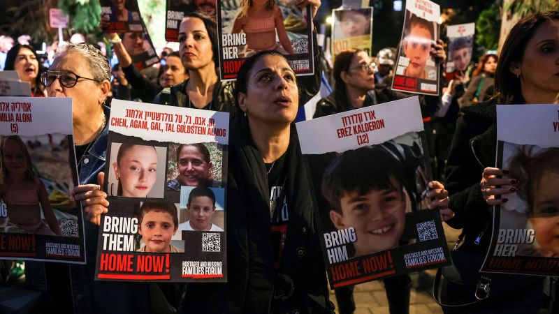 "Israel-Hamas Hostage Deal Nears Completion Amidst Cease-Fire Talks"