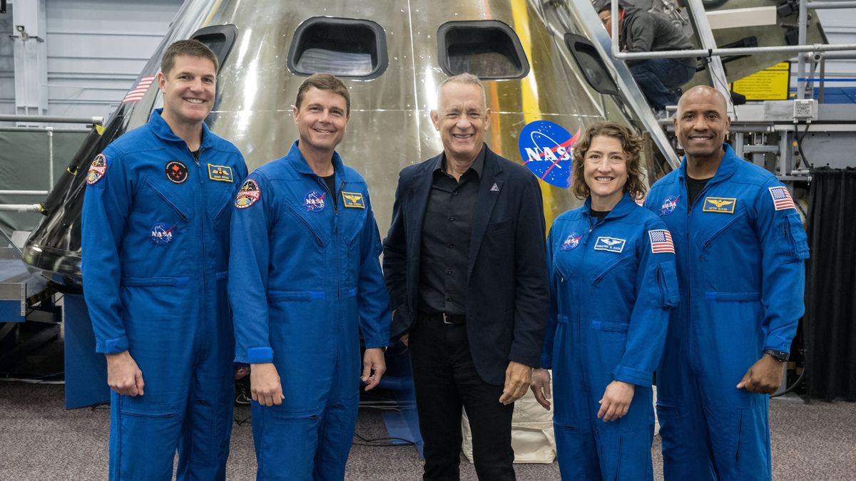 Tom Hanks Inspires Artemis 2 Moon Astronauts and NASA Mission Control