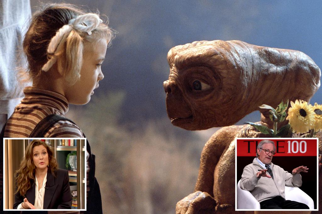 Featured image for Steven Spielberg's Helplessness Over Drew Barrymore's Childhood During 'E.T.' Filming