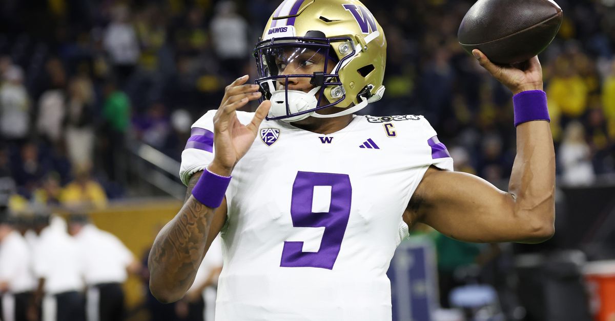 Featured image for "Vikings Eyeing Quarterback in 2024 NFL Draft, Potential Trade Up"