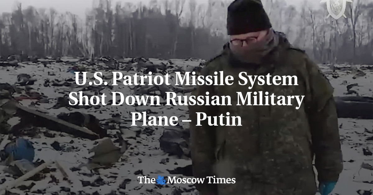 "Putin Accuses U.S. Patriot System of Downing Russian Military Plane"