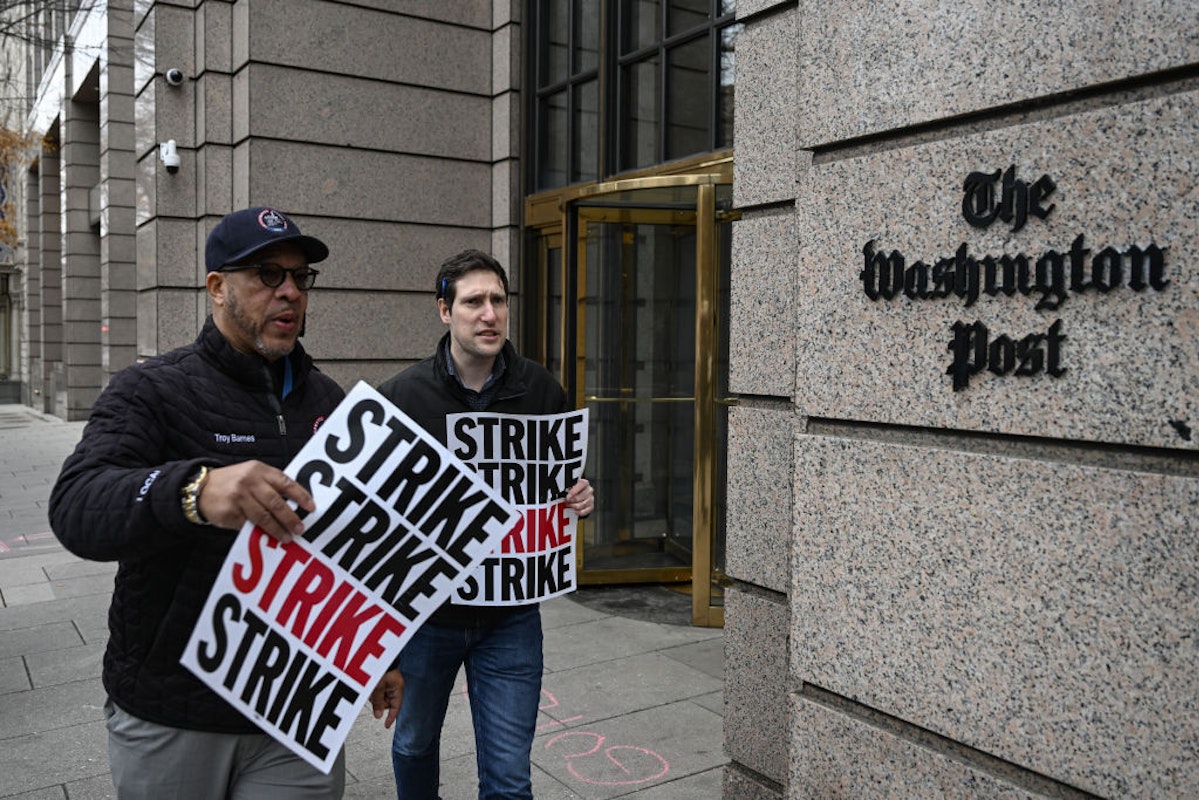 Washington Post Employees Demand Accountability During Historic Strike