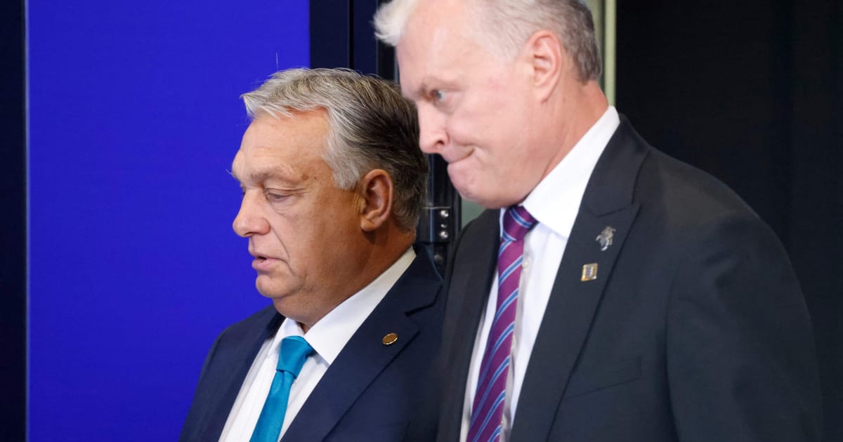 Lithuanian President Slams Orbán as Russian 'Flirt' Following Putin Handshake