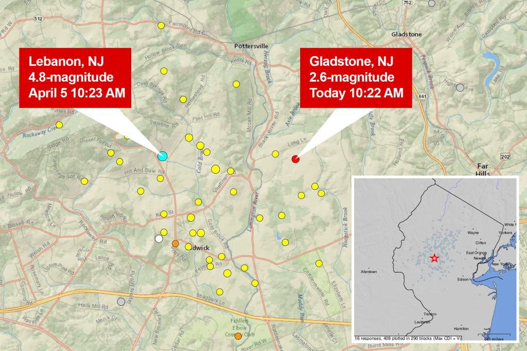 "New Jersey Town Rocked by 47 Aftershocks in 5 Days Following 4.8 Magnitude Earthquake"