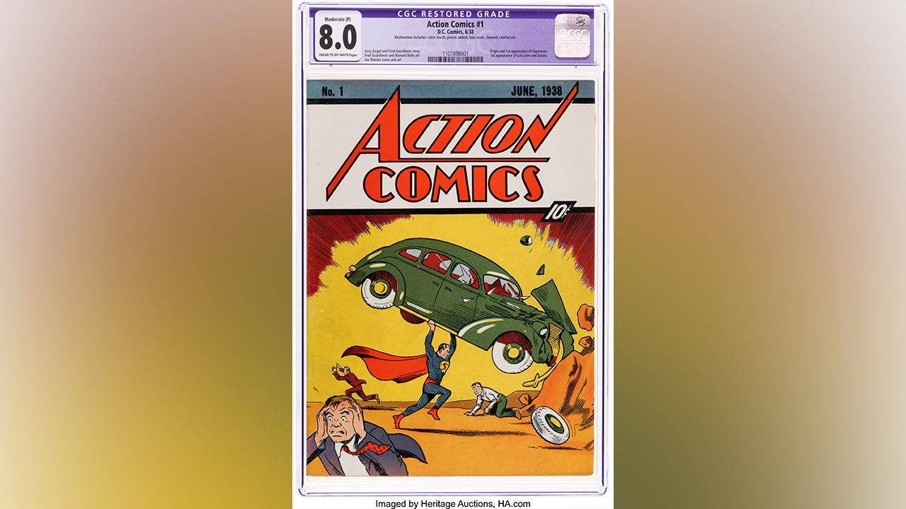 Featured image for "Superman's Debut Comic Sells for Record $6 Million"